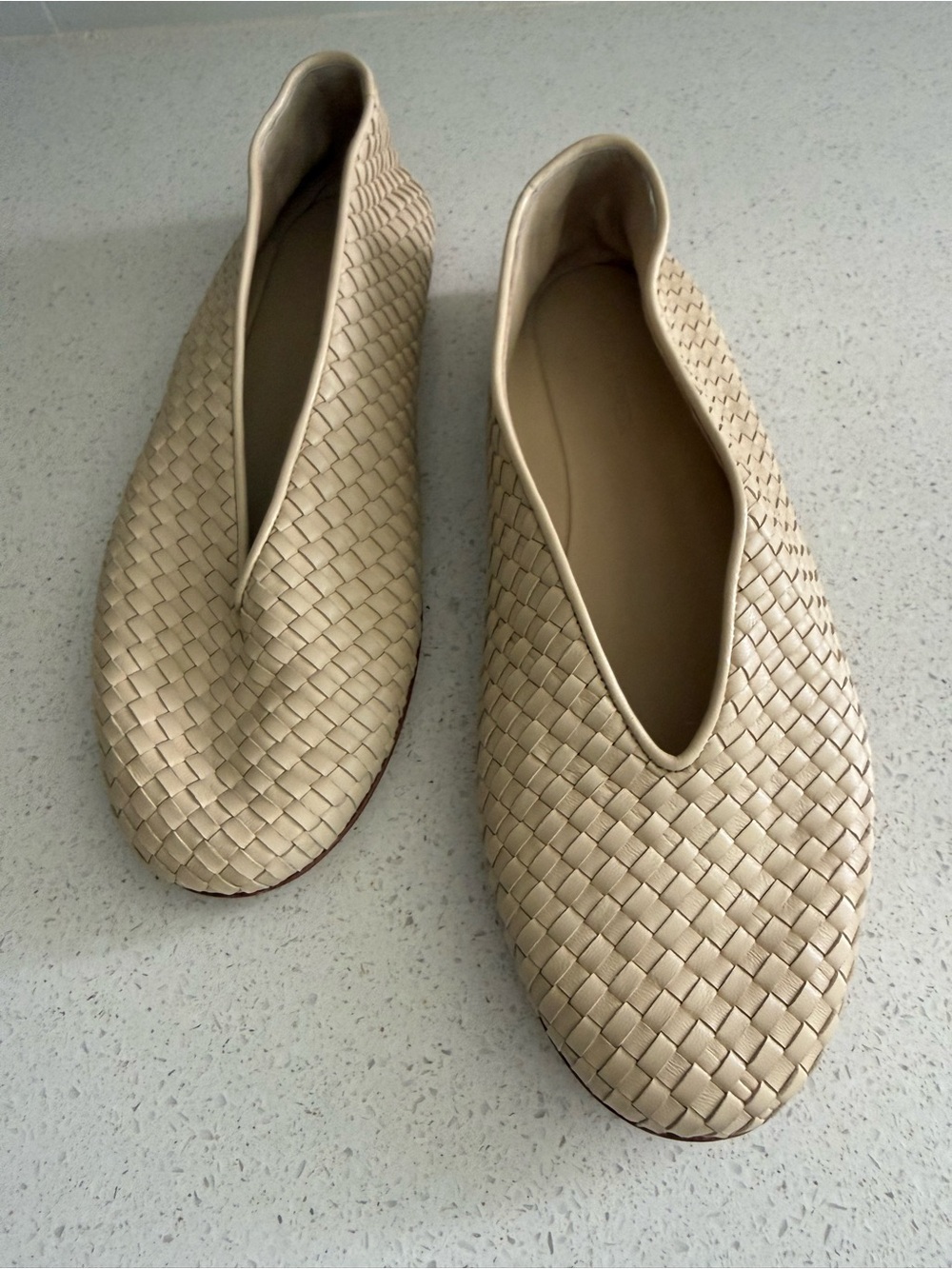 BOTTEGA VENETA Intrecciato Ballet Flats Beige Size EU 39 US 9 - Picture 8 of 12